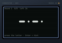 Morse Trainer on Cardputer