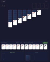 Un-Solitaire game board